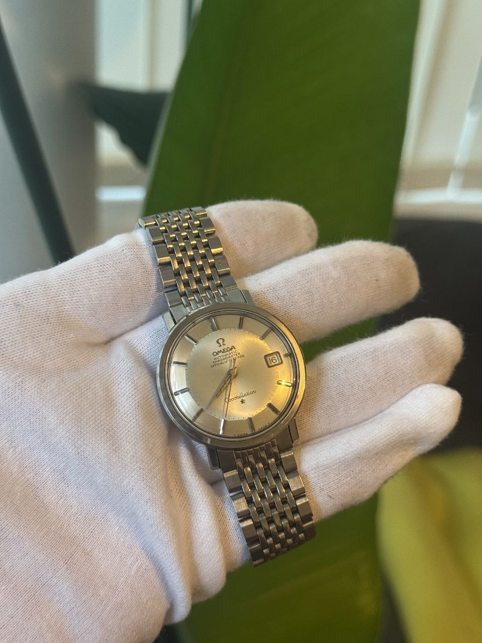 Omega Constellation 168.004 Silver Dial 35mm Steel for sale
