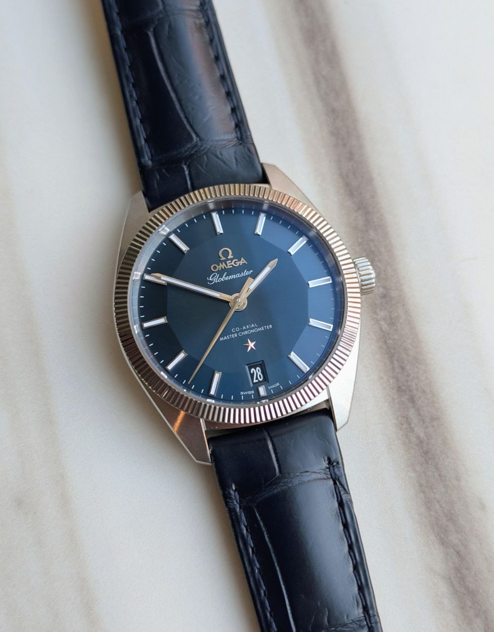 Omega Constellation Globemaster 130.33.39.21.03.001 Blue Dial for sale