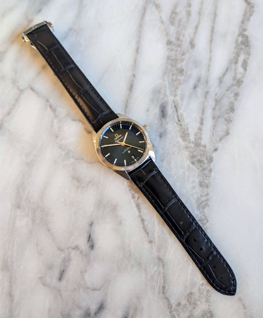 Omega Constellation Globemaster 130.33.39.21.03.001 Blue Dial for sale