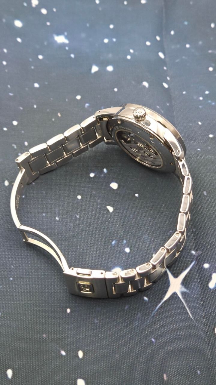 Grand Seiko SBGE271 Elegance Black Dial GMT Spring Drive for sale