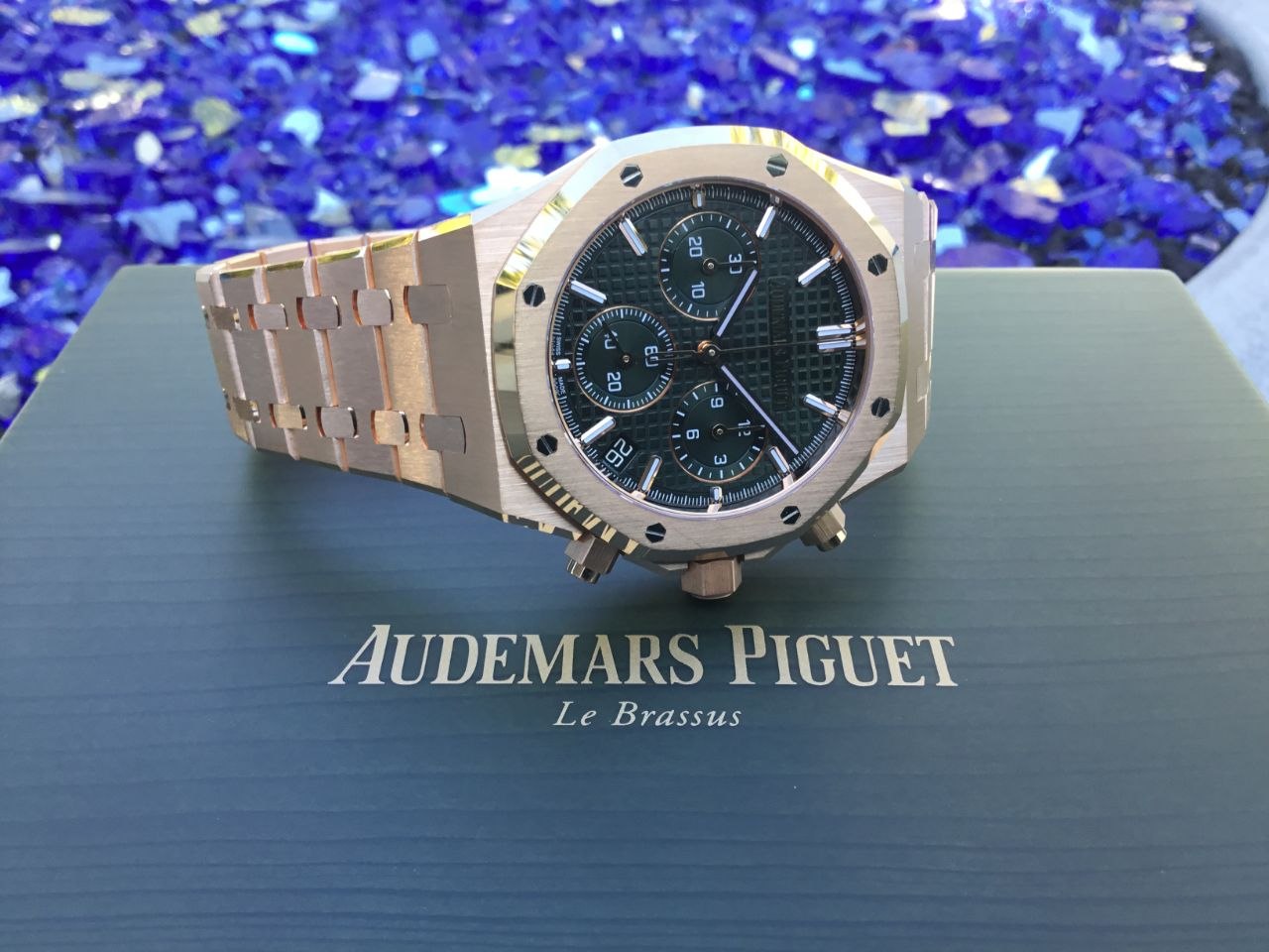 Audemars Piguet Royal Oak 26240OR.OO.1320.OR.08 green dial for sale