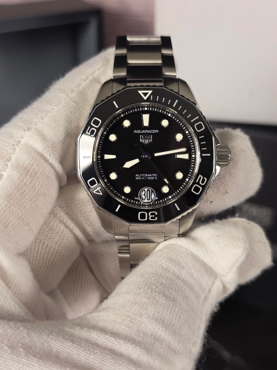 TAG Heuer Aquaracer Professional 300 WBP231D Black Dial for sale