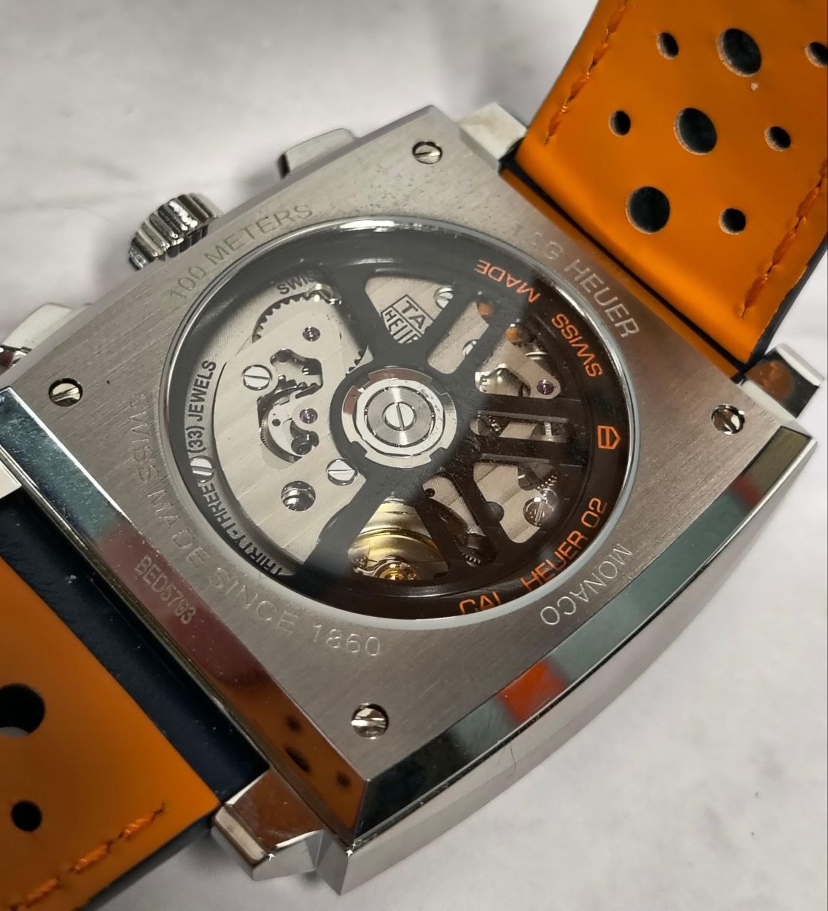 TAG Heuer Monaco CBL2115 blue dial for sale
