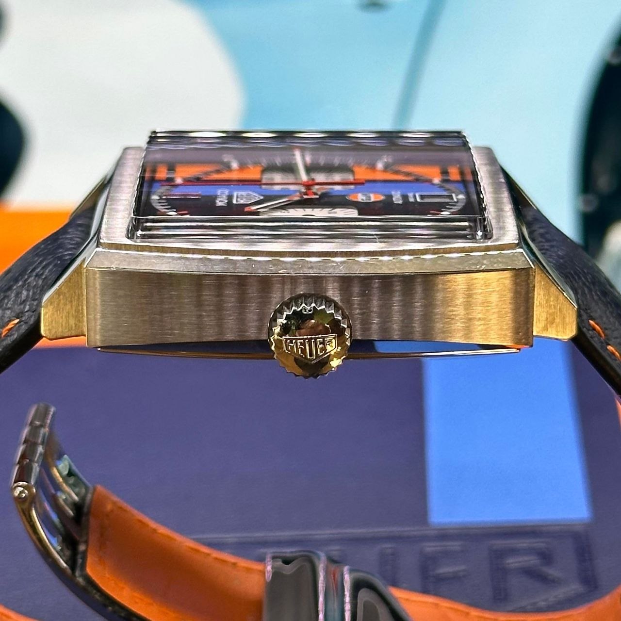 TAG Heuer Monaco Calibre 02 Gulf Special Edition CAW211T for sale