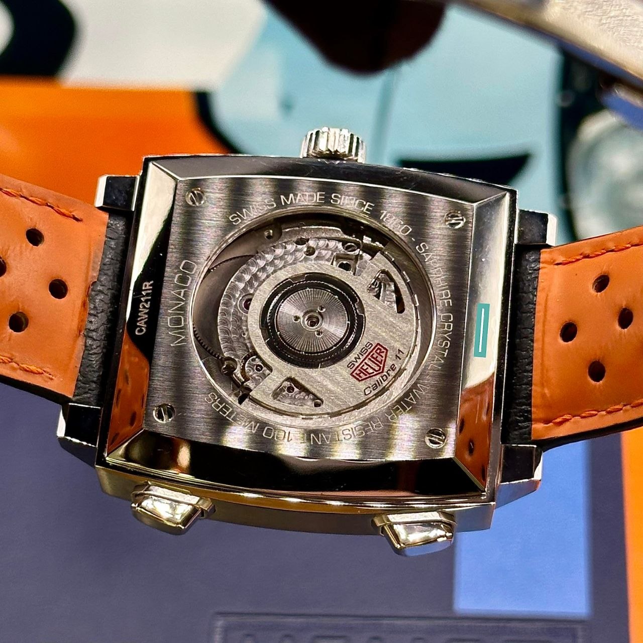 TAG Heuer Monaco Calibre 02 Gulf Special Edition CAW211T for sale