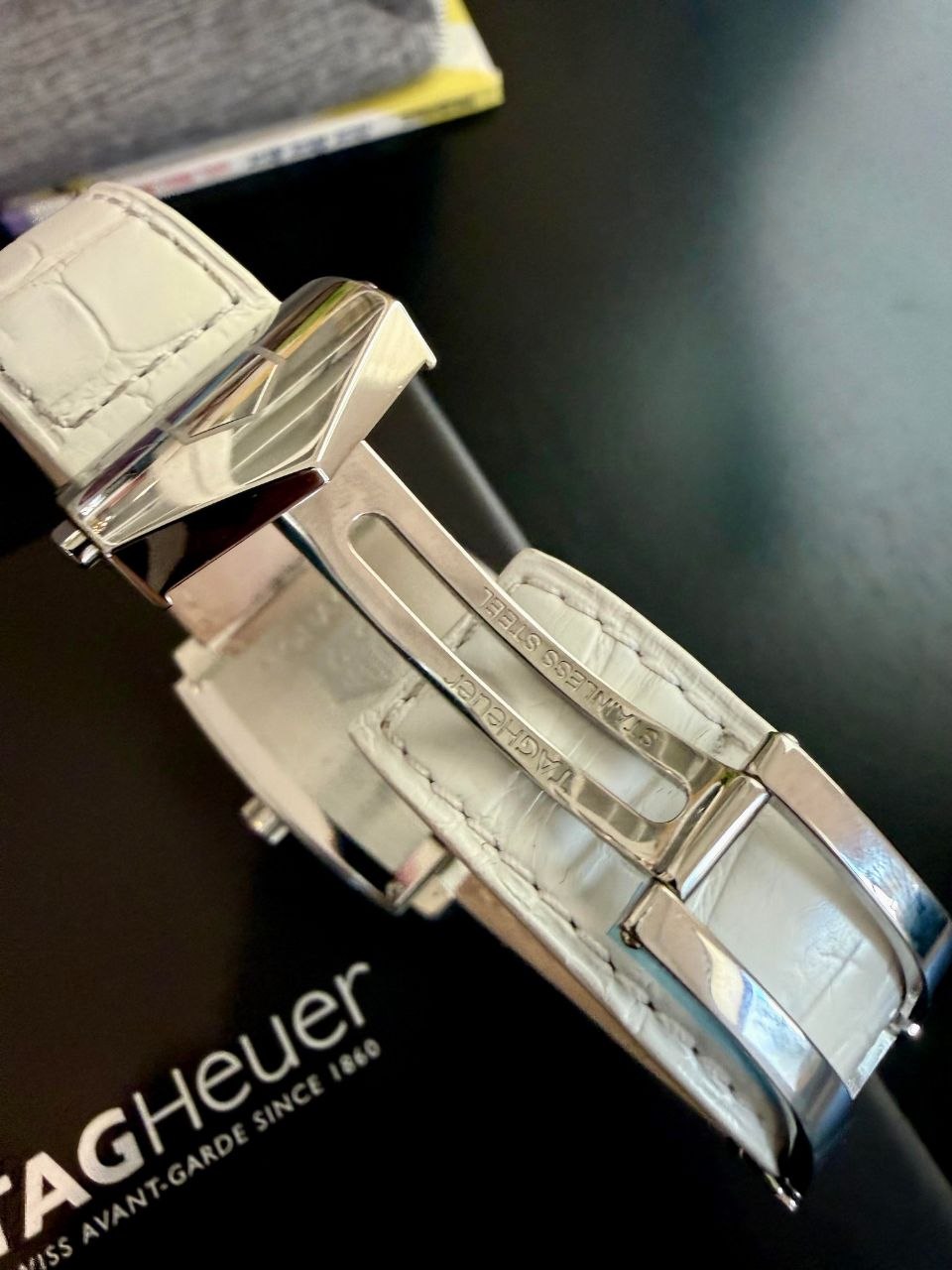 TAG Heuer Monaco Quartz WAW131B white mother of pearl for sale