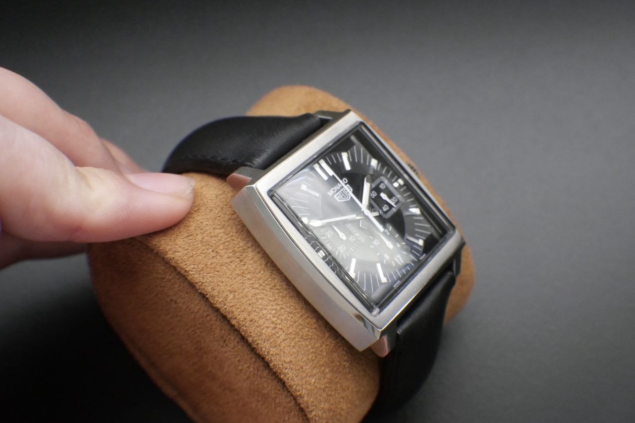 TAG Heuer Monaco Calibre 11 CS2111 black dial for sale