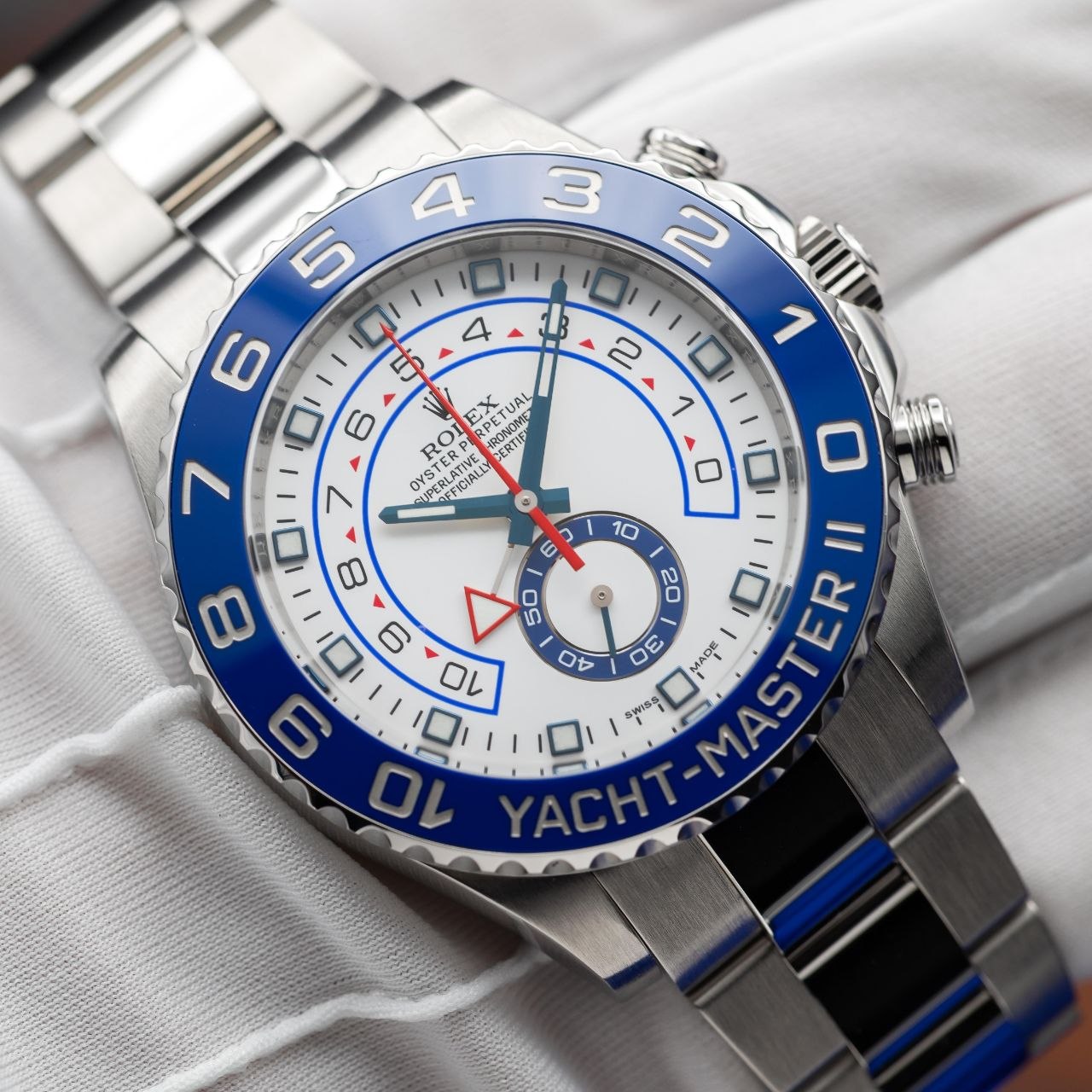Rolex Yacht-Master II 116680 white dial for sale