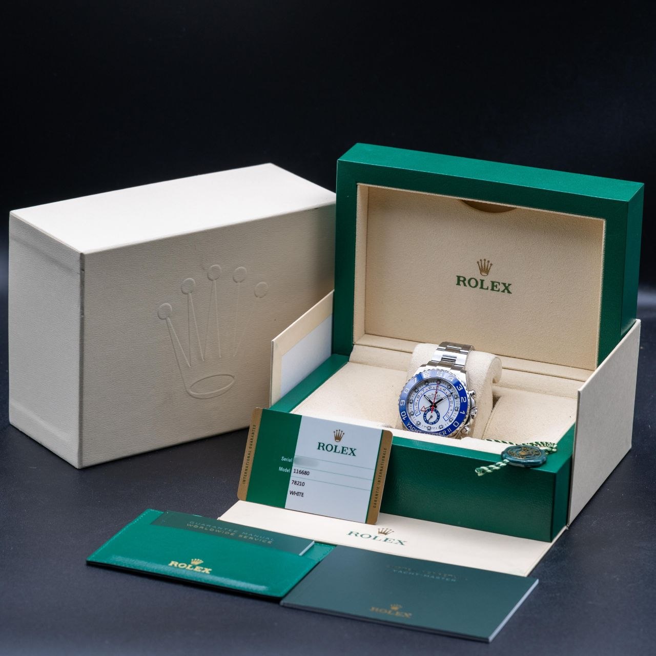 Rolex Yacht-Master II 116680 white dial for sale