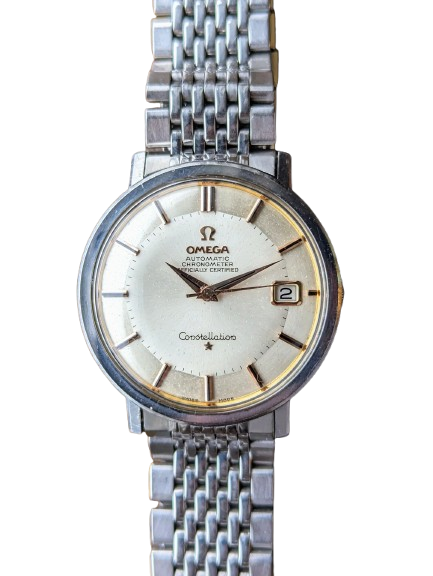 Omega Constellation 168.004 Silver Dial 35mm Steel for sale