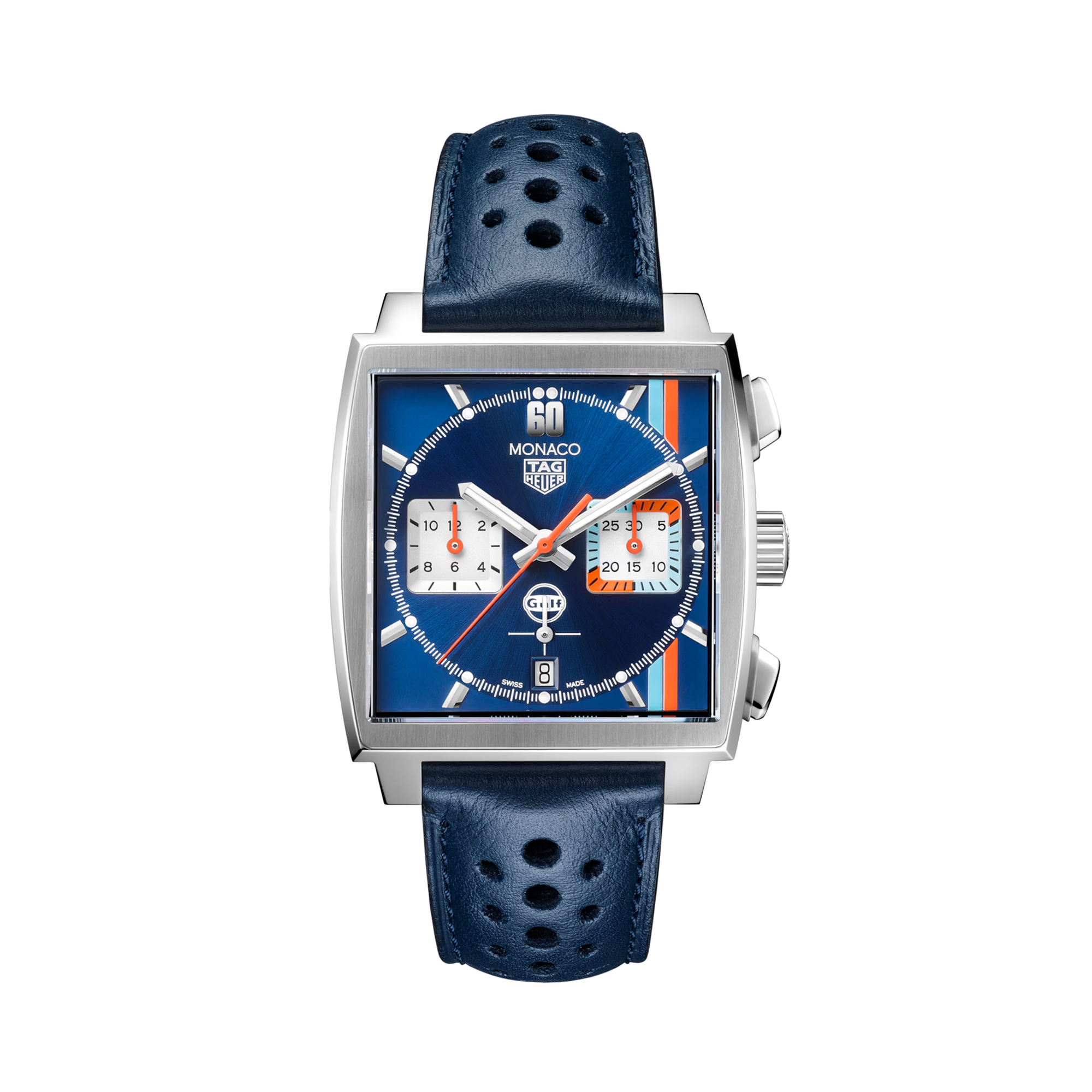TAG Heuer Monaco CBL2115 blue dial for sale