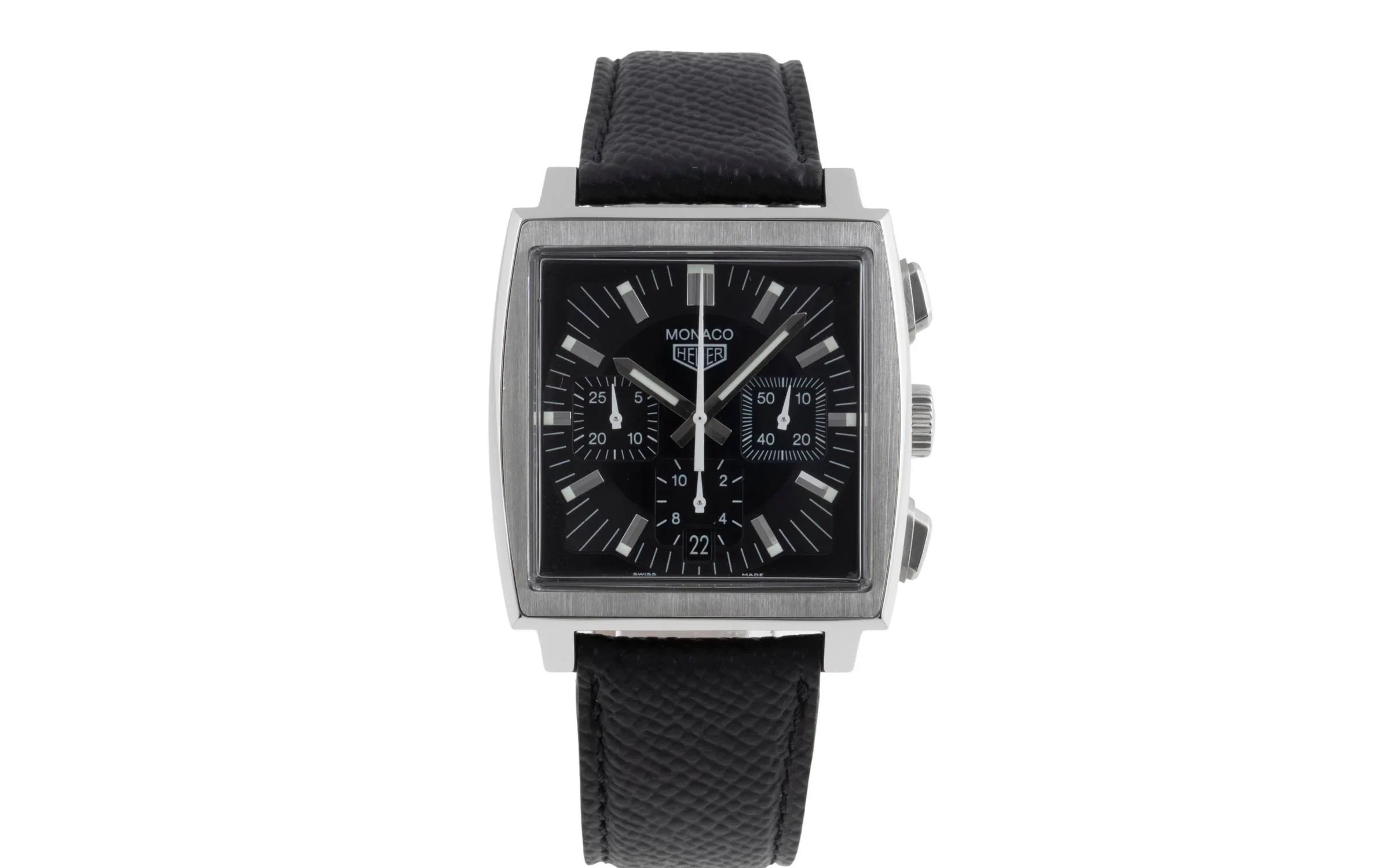 TAG Heuer Monaco Calibre 11 CS2111 black dial for sale