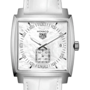 TAG Heuer Monaco Quartz WAW131B white mother of pearl for sale